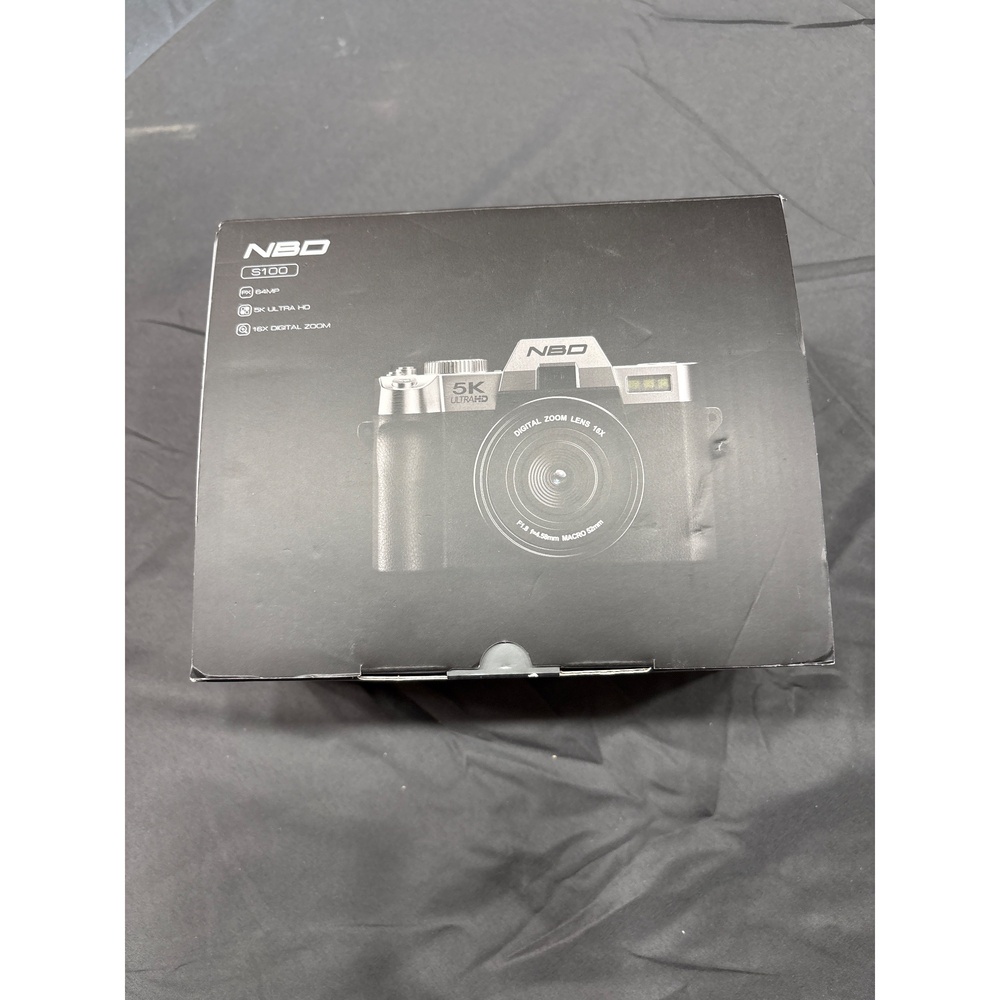 NBD S100 5K Ultra HD Digital Camera 64MP 16x Zoom + Wide Angle Lens